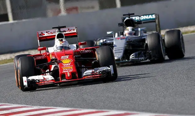Formule 1 Ferrari vs Mercedes