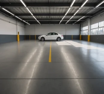 Revêtement de sol robuste et élégant pour votre espace de stationnement