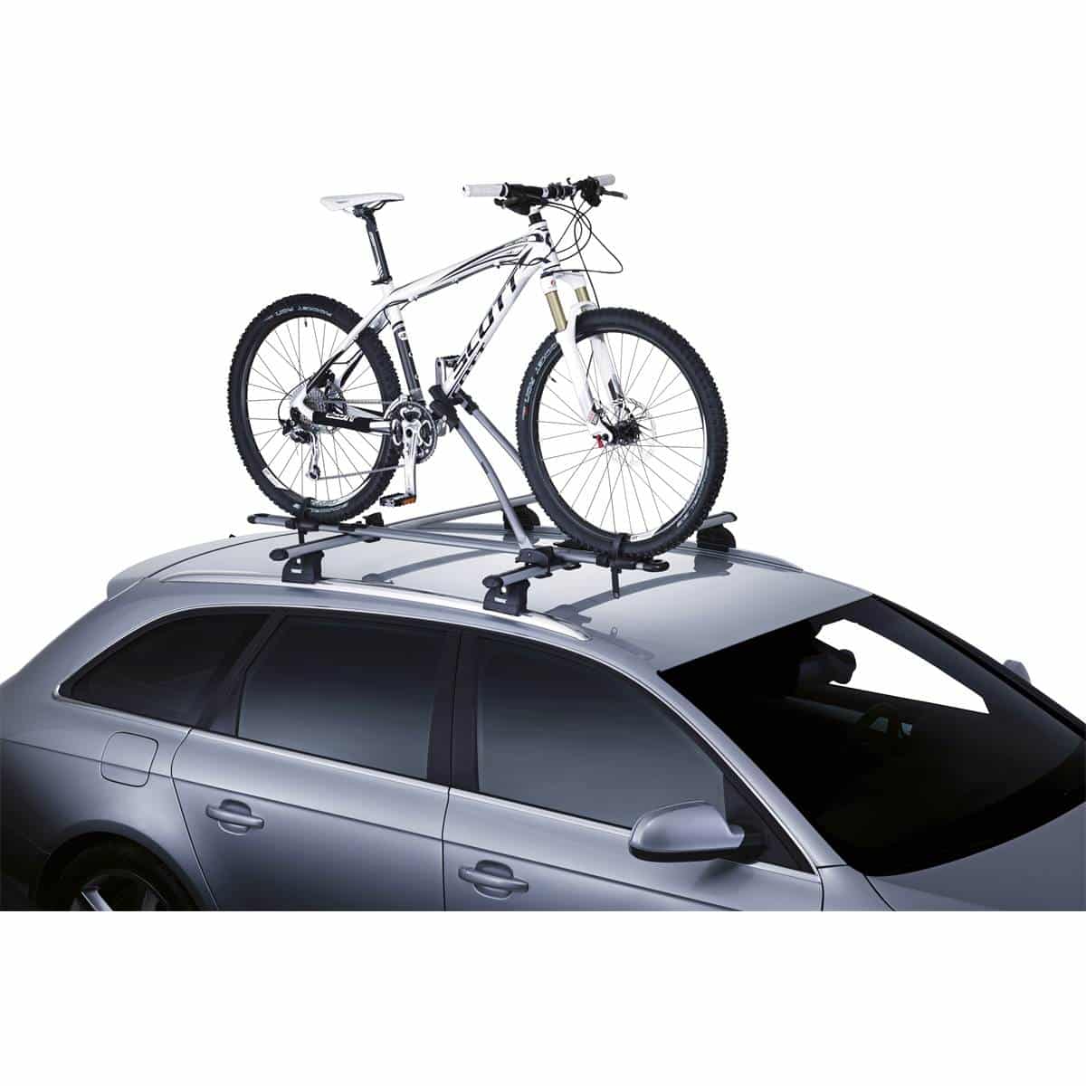 Un porte vélo sur voiture