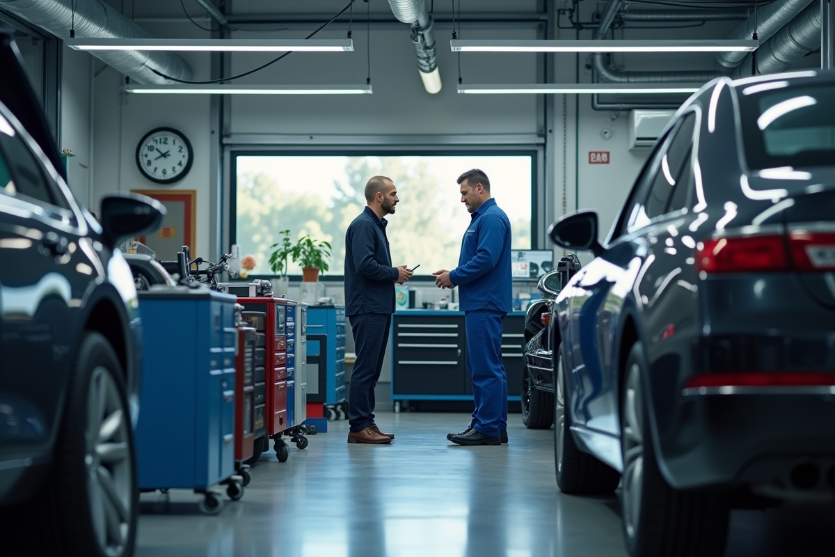 garage automobile